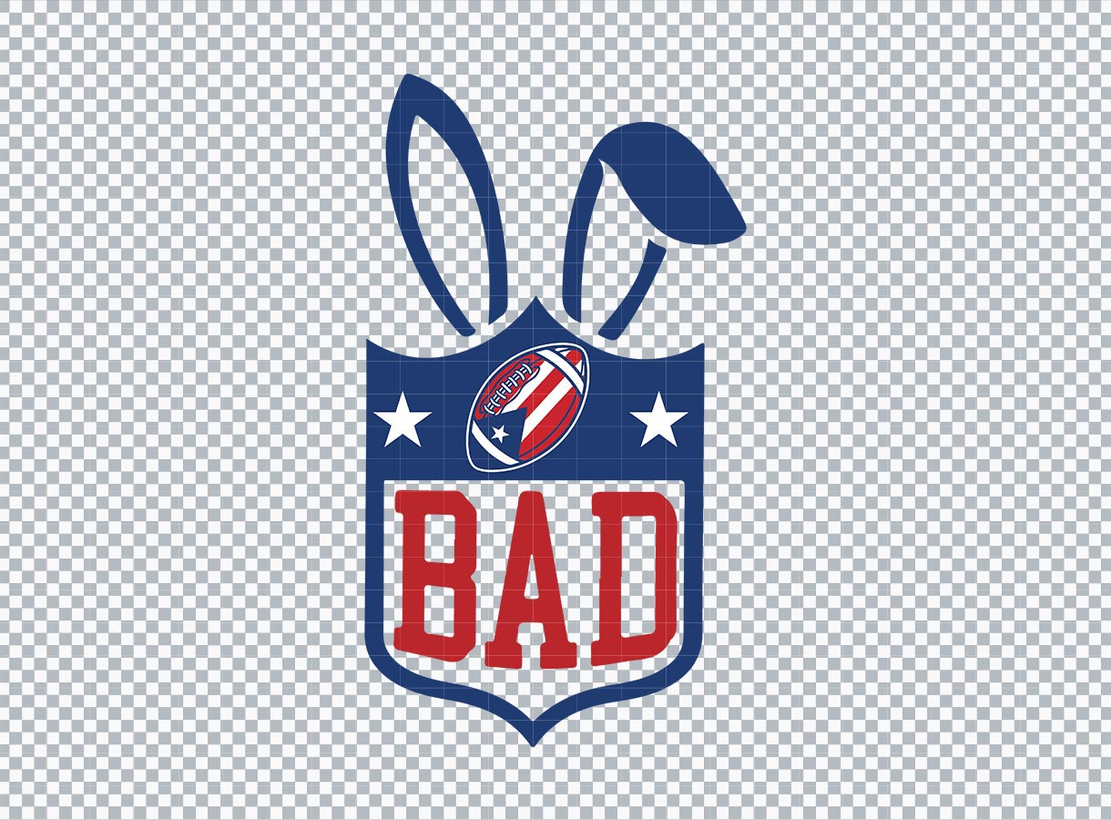 Bad Bunny NFL Logo SVG, PNG, DXF and EPS