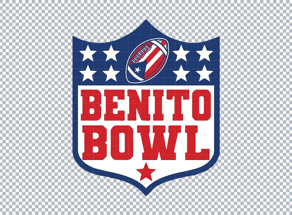Benito Bowl NFL SVG, PNG, DXF and EPS